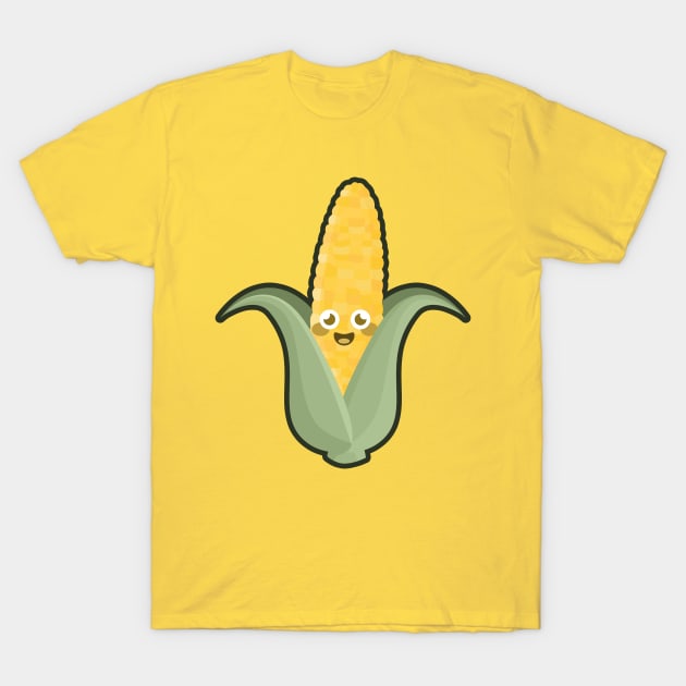 Kawaii Corn T-Shirt by KawaiiNir